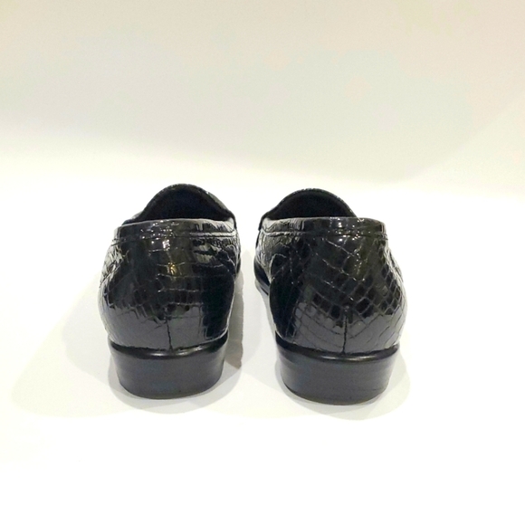 SAS Croc Print Loafer Black Size 9 AAA - Picture 2 of 11